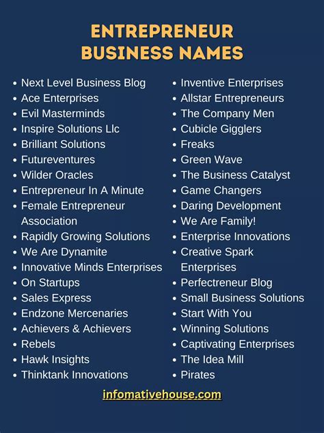 Anyone want to help me make a list of the best enterprises to .